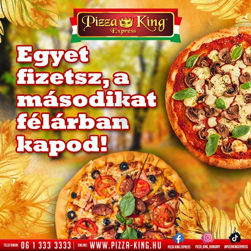 Egyet fizetsz, a másodikat féláron kapod!